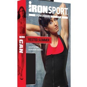 IRON SPORT VestED SLIMMER | Small Stay In Shape ZIPPER NIB